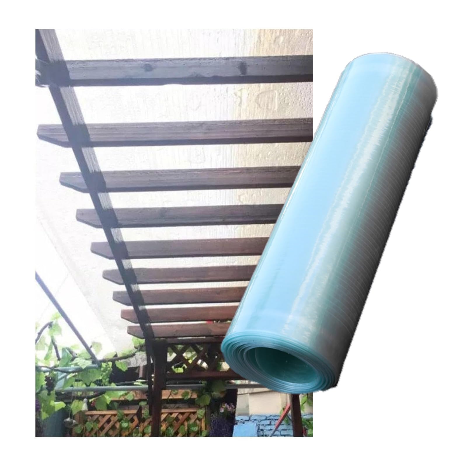 Feuille de plastique pour serre et terrasse profitant d'un abri lumineux tout l'été
