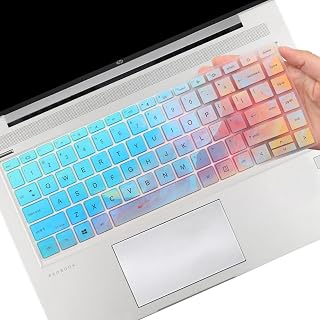 Keyboard Cover for HP Probook 440 445 G8 G9 G10 14 inch, HP Probook 640 G7 G8 14" Laptop Protector Skin(NOT Fit Probook 440 445 G11 G5 G6 G7)-Stylish Colorful