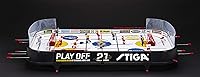 Vista 7 de STIGA Table-Top Rod Hockey Game Play Off 21 – Classic Ice Hockey Action with Enhanced Features, Easy Assembly, Includes 2 Pucks – Fun for All Ages