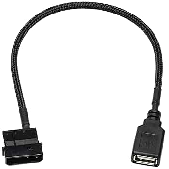 PCケーブル・コネクタ ac usb Amazon | CRJ 5V メス USB 4ピン モレックス 電源アダプター
