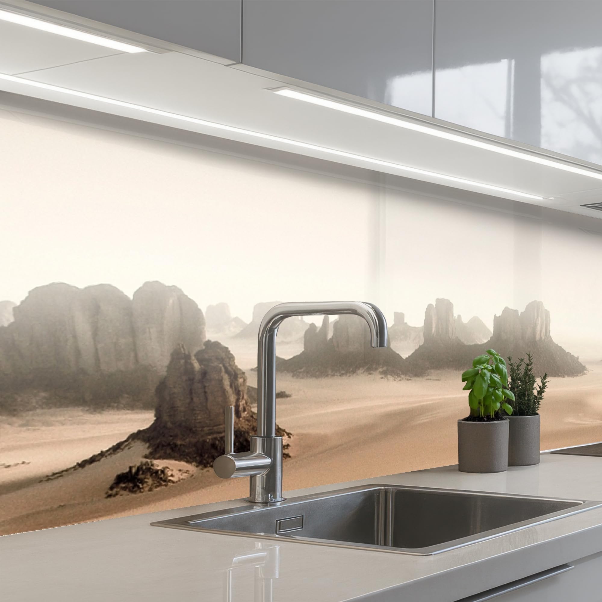 KitchenYeah© Splashback for Kitchen self-Adhesive Sink Splash Splatter — image 1