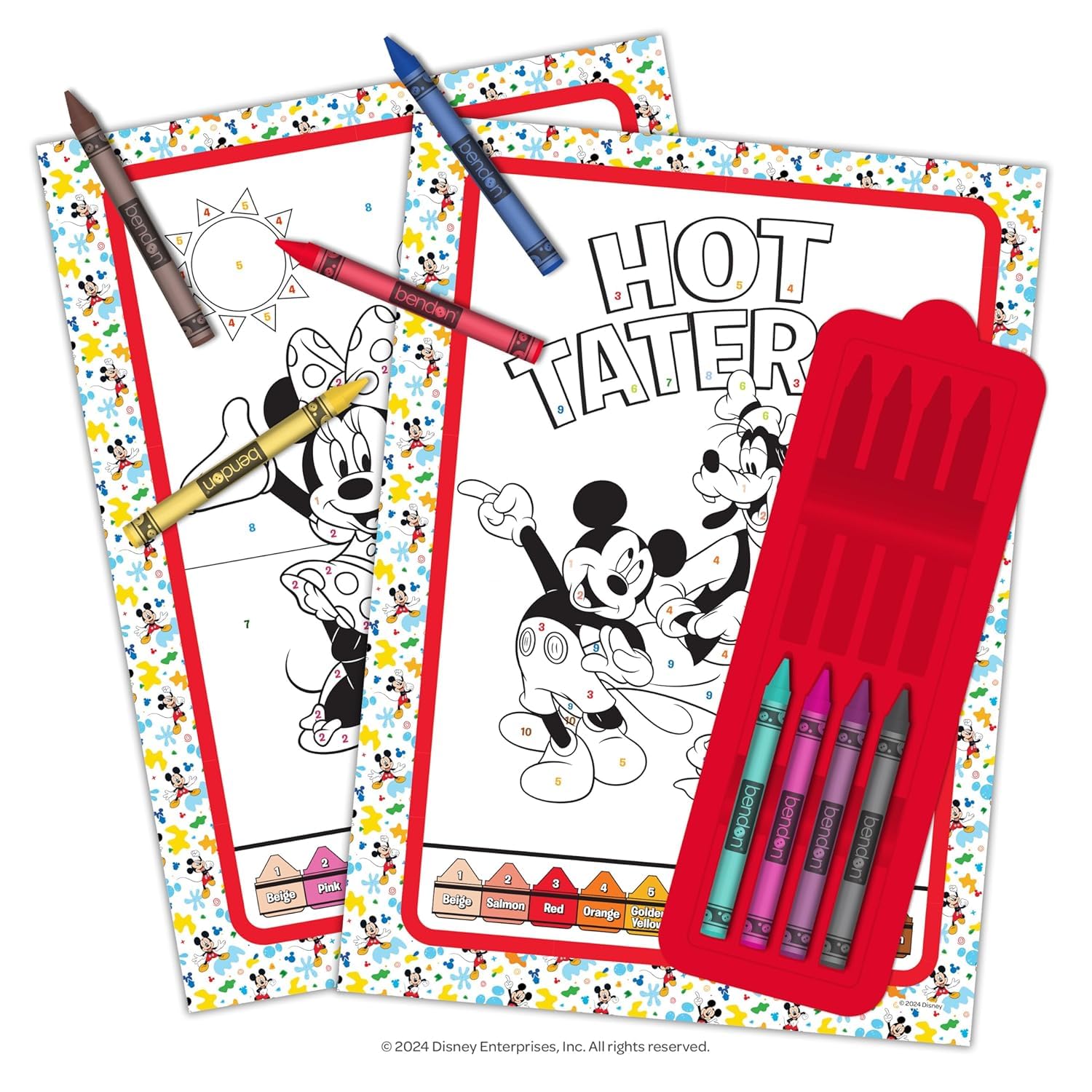 Amazon.co.jp: Disney ミッキーマウス カラーバイナンバーブック