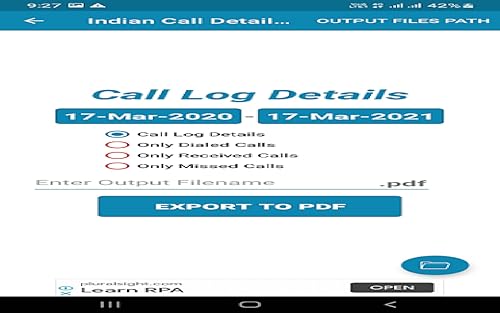 Indian Call Details Logger