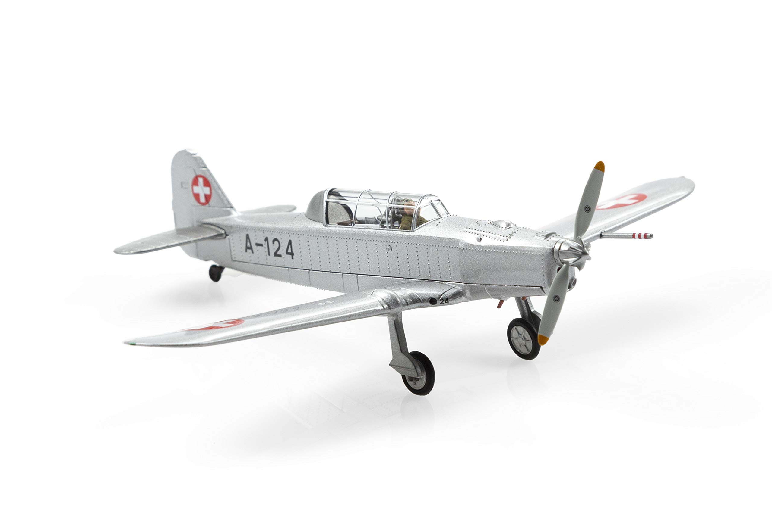 Arwci ACE 85001551 1/72 Pilatus P-2-05 A-124 Silver/Aluminium (1963) Die Cast, Collectors Models