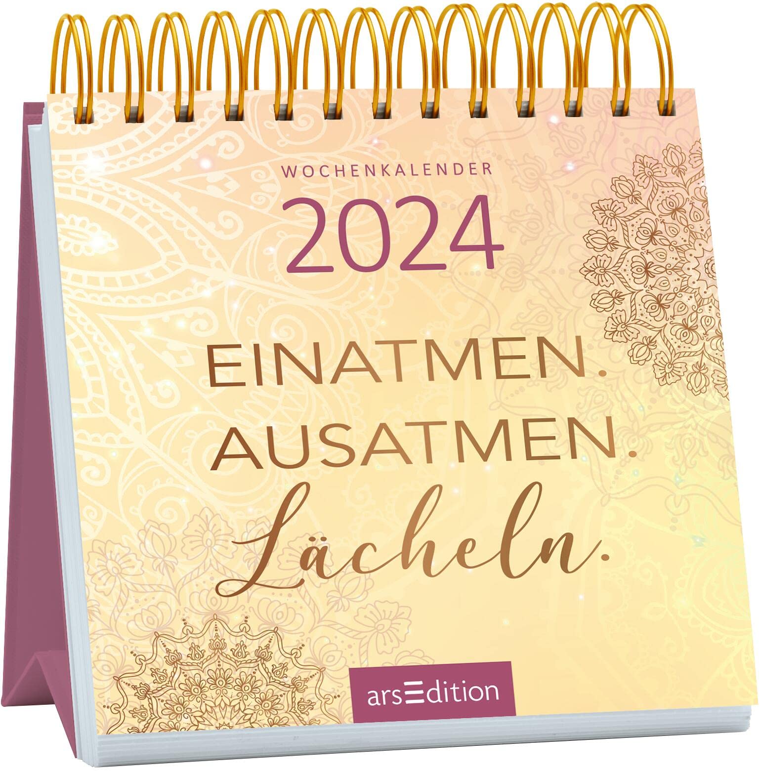 Mini Calendario Semanal Un Año Lleno De Felicidad 2024