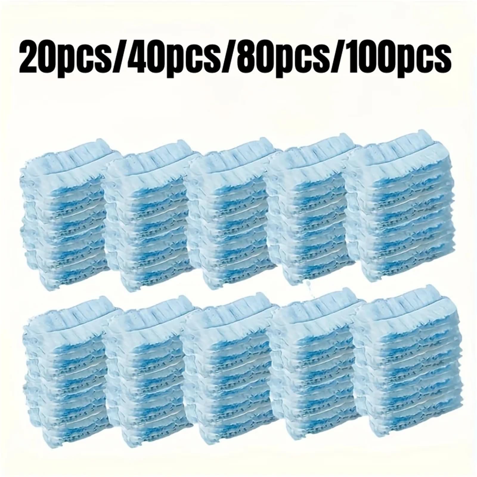 Spolverino 20/100 pz Ricariche for Spolverino USA E Getta Maniglia Non Inclusa Panni for Elettrostatici Rimozione Senza Sforzo della Polvere for Mobili Tende(40pcs)