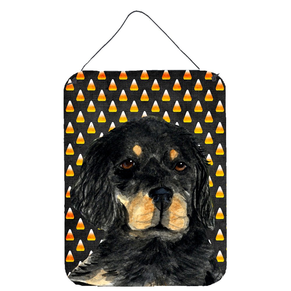 Suspension murale Gordon Setter Halloween 40,6x30,5 cm imprimé multicolore
