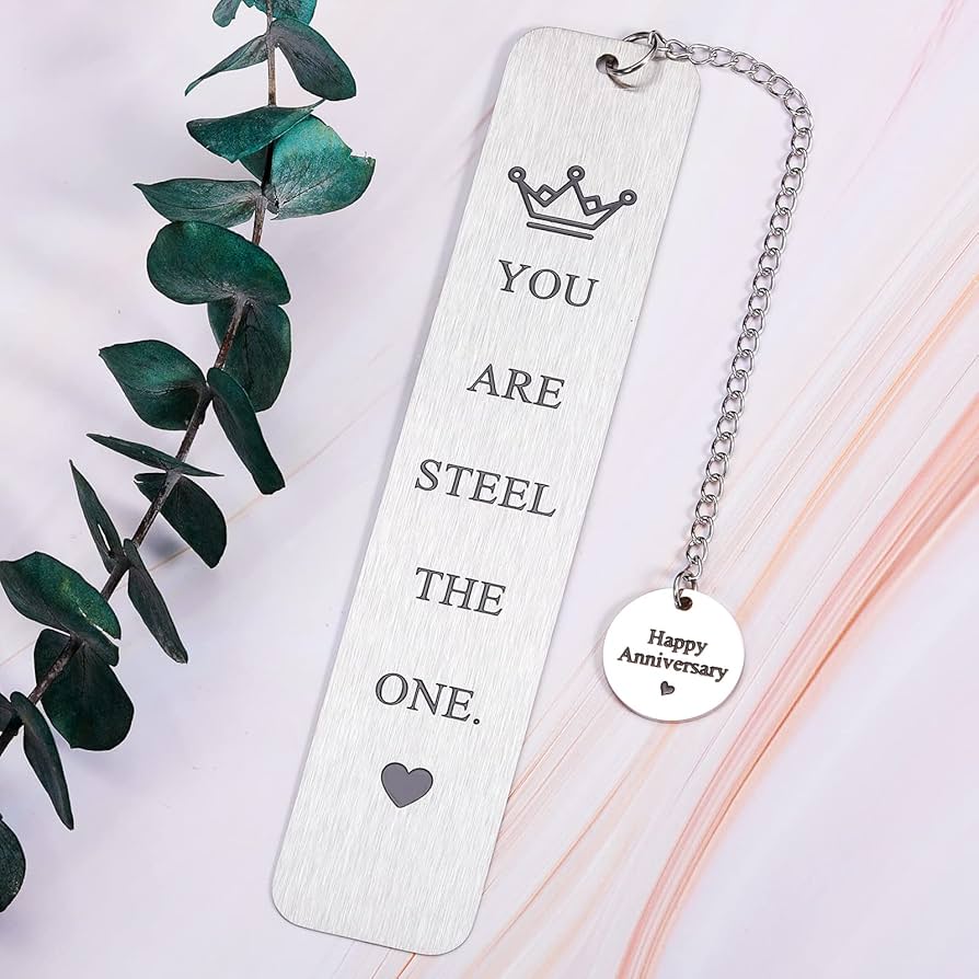 Amazon.com : 11 Year Anniversary Bookmark Gifts for Her Him