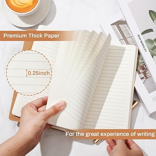 Miniatura 3 de Zhanmai Paquete de 10 recambios de diario A5 de 5.5 x 8.2 pulgadas, insertos recargables para cuadernos de papel A5, cuadernos de viaje para