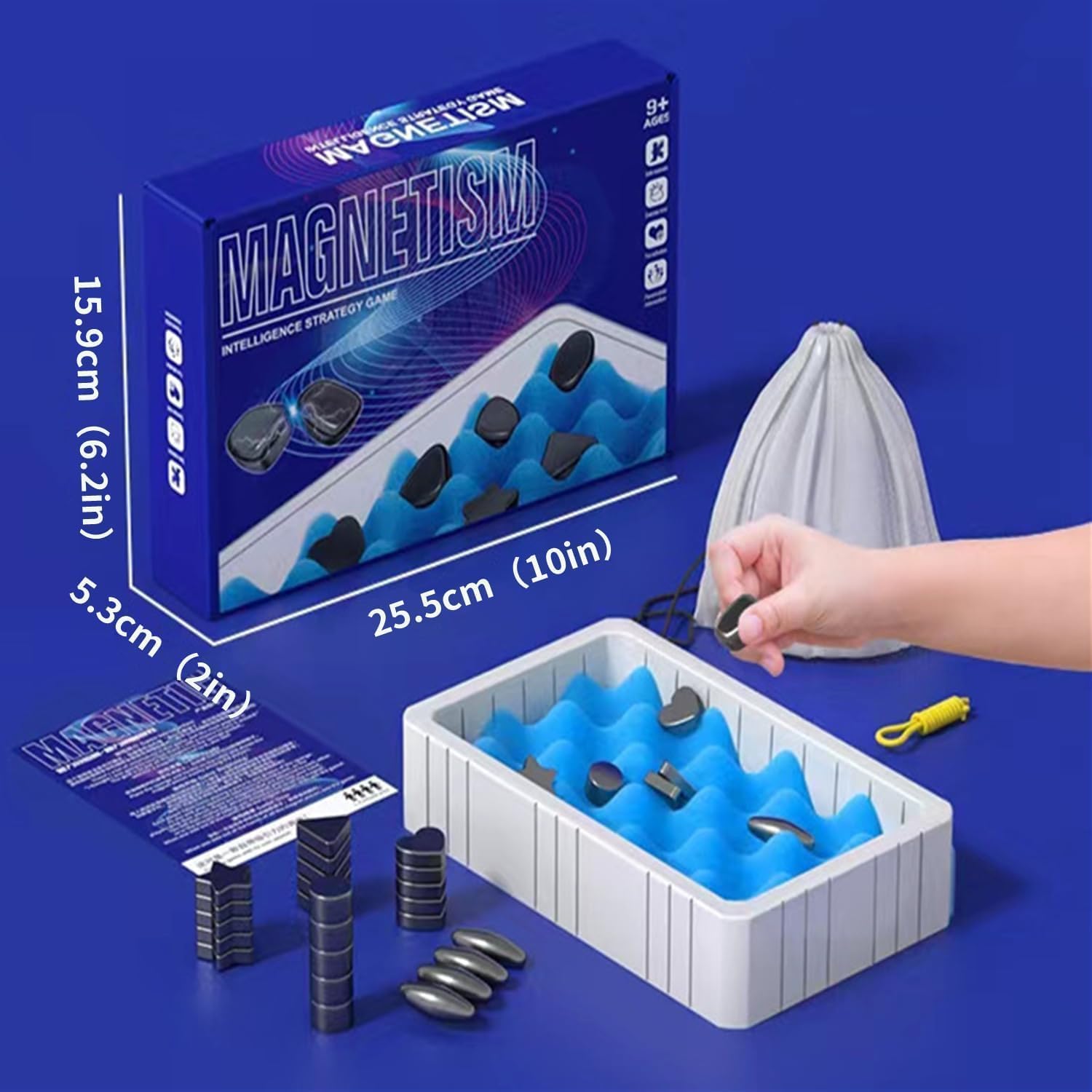 磁器のボードゲーム Amazon.co.jp: MusicTree 磁気リバーシボードゲームセット