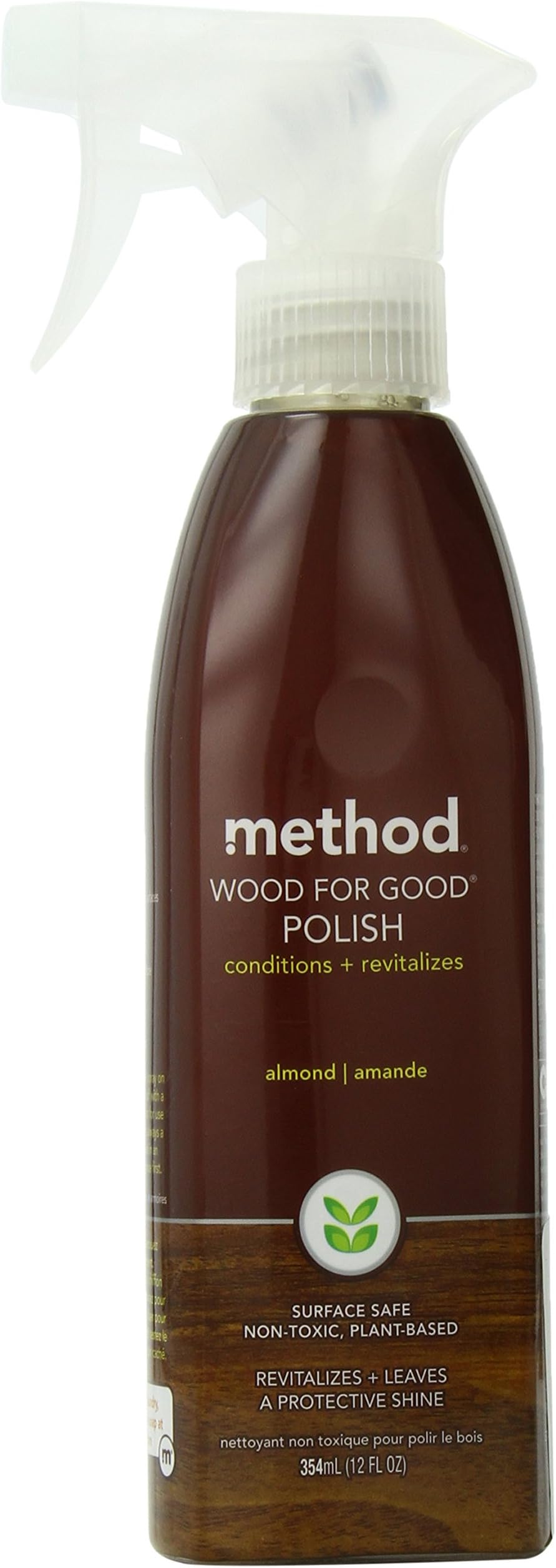 Method Wood For Good Spray, Almond, 12 Ounce Spray Bottle