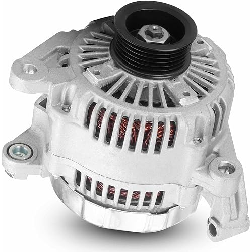 136Amp New Alternator Compatible with Dodge Dakota 2001-2006 4.7L, for Jeep Liberty 2003-2006 3.7L, for Jeep Grand Cherokee 2001-2003 4.7L, for Mitsubishi Raider 2006 3.7/4.7L