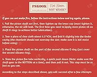 Vista 4 de PSKOOK Metal Fire Piston Educativo Campers/Supervivencia/Preppers Lección Científica