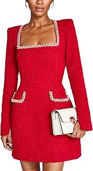 ワンピース Mondrian Tweed Mini Dress Msize 00000000_zi_24cdcf59-0f9c-4513
