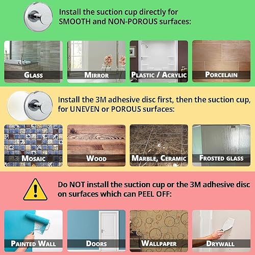 Miniatura 4 de Moderno toalla gancho titular by Home SoTecnología superior aspiradora Succión tazaCHROME