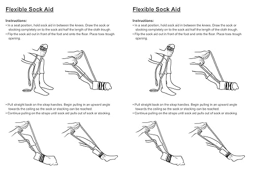 Miniatura 2 de Sammons Preston - Calcetín flexible y ayuda para medias para ancianos discapacitados y minusválidos calcetines y medias Donner para alcance limitado