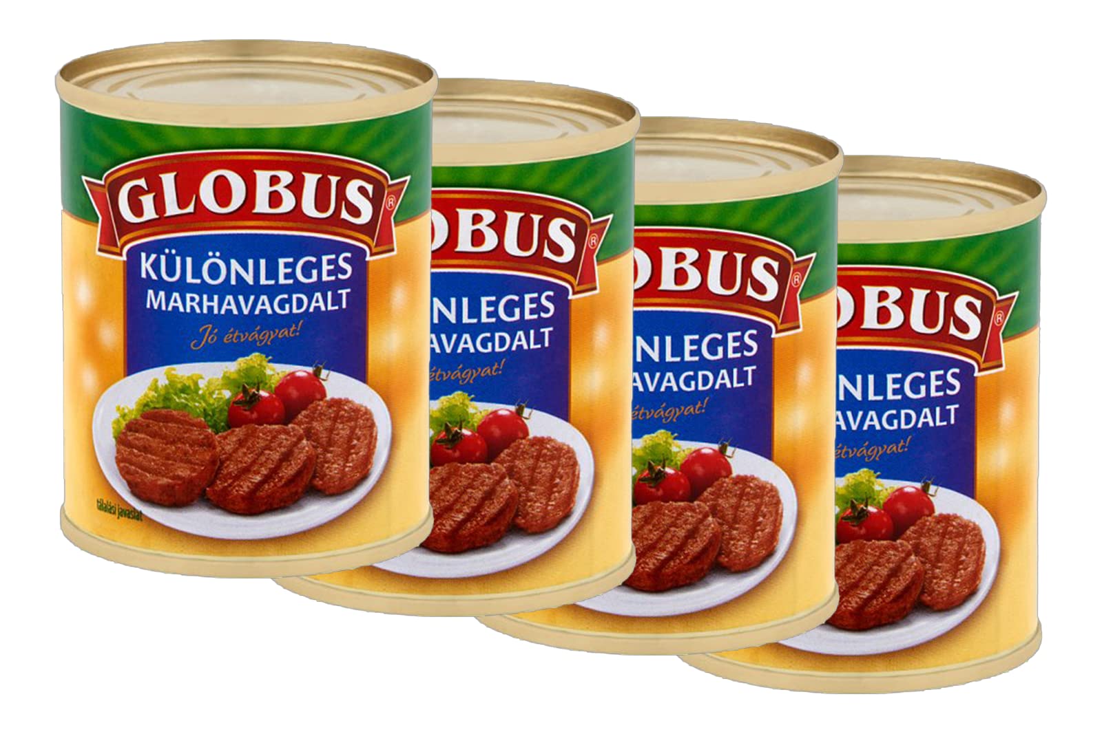 Globus Hungarian Minced Beef Speciality 130 g (Pack of 4)