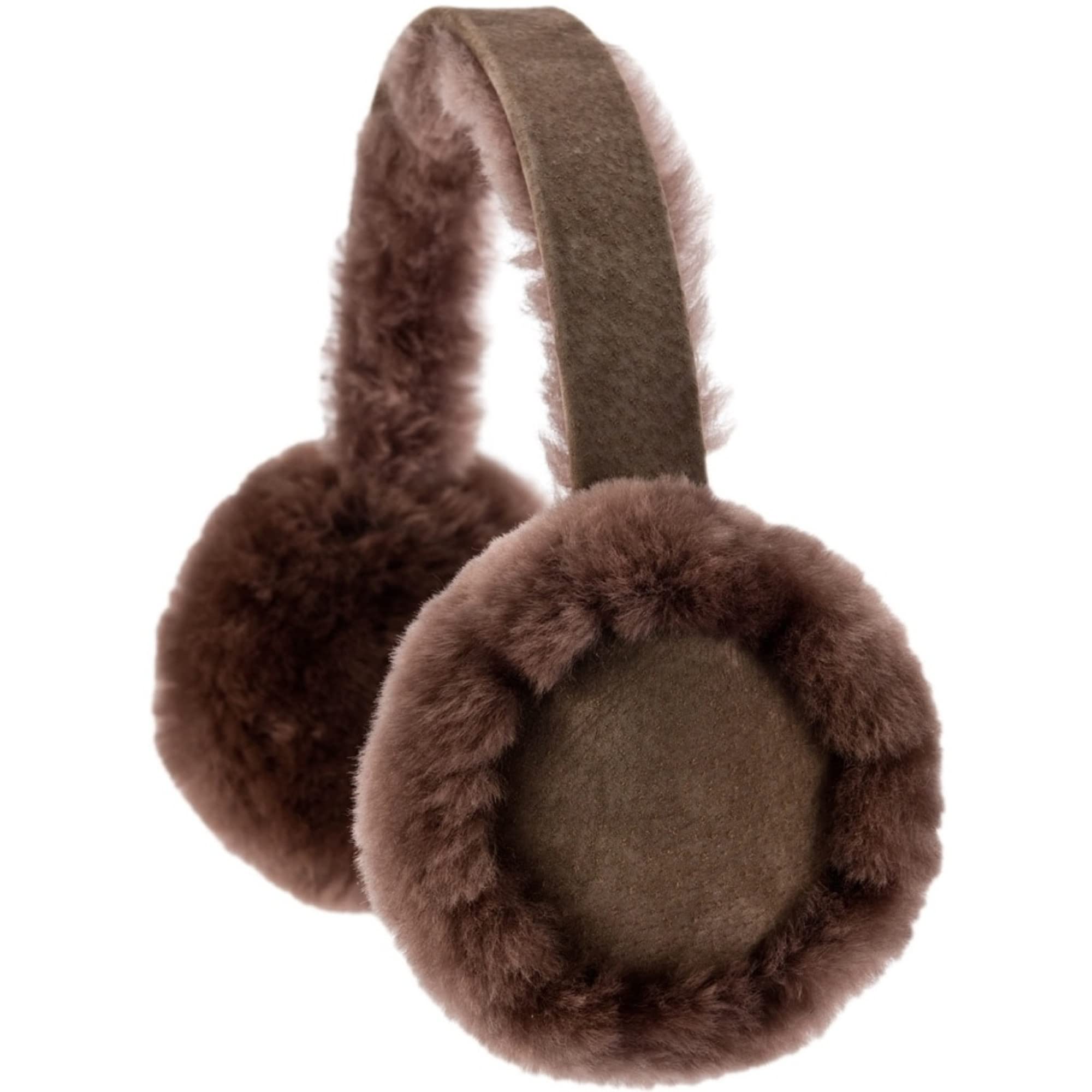 Snugrugs Women's Mink Full Sheepskin Ear Muffs With Gift Box