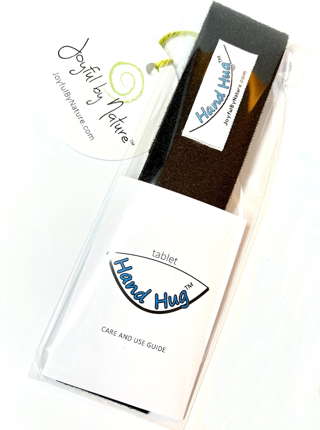 HandHug™ Tablet Grip for Kindle, Nook, Small Tablet – Sleek Portable Handle Strap for Convenient One-Handed Hold and Tap