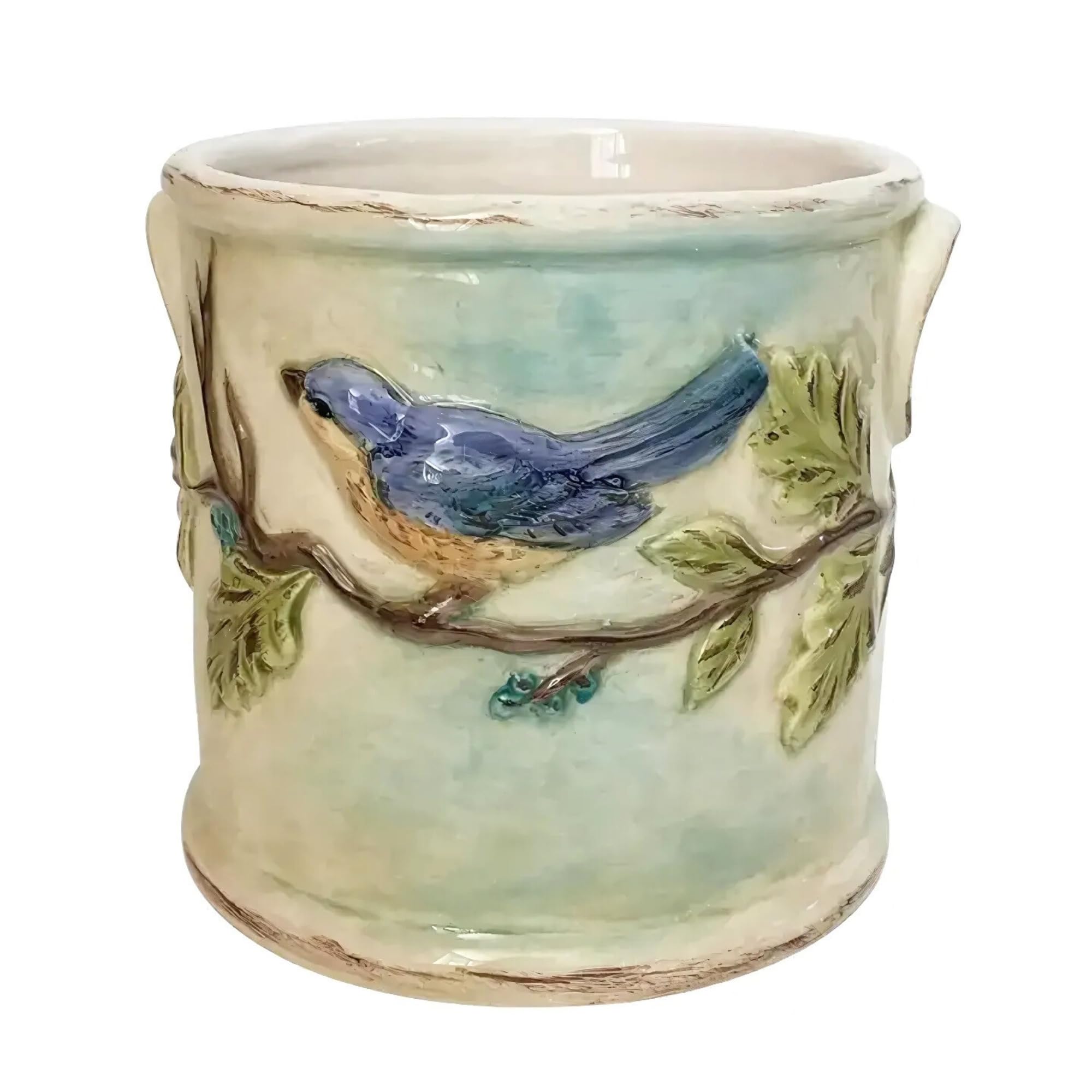 Jardinière en céramique BLUESKY 1,5m motif bois : finis les pots qui cassent