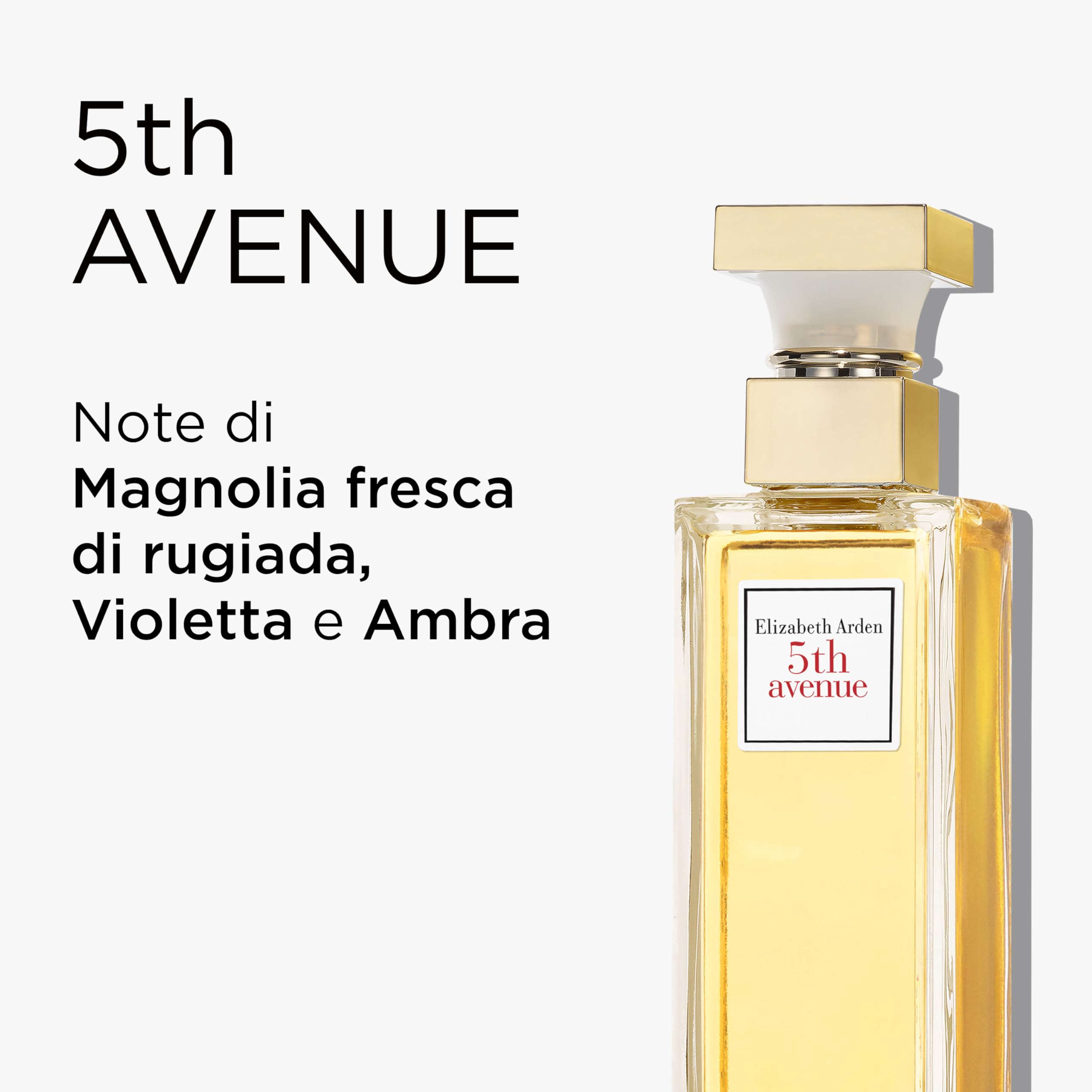 Elizabeth Arden - 5th Avenue Set 2 Pezzi, Eau de Parfum e Body Lotion Idratante, Profumo Donna Floreale a Lunga Durata con Note di Magnolia e Bergamotto per una Pelle Profumata