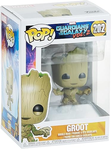 Miniatura 2 de Funko POP Movies Guardians of The Galaxy 2 Figura de juguete Groot para niños pequeños
