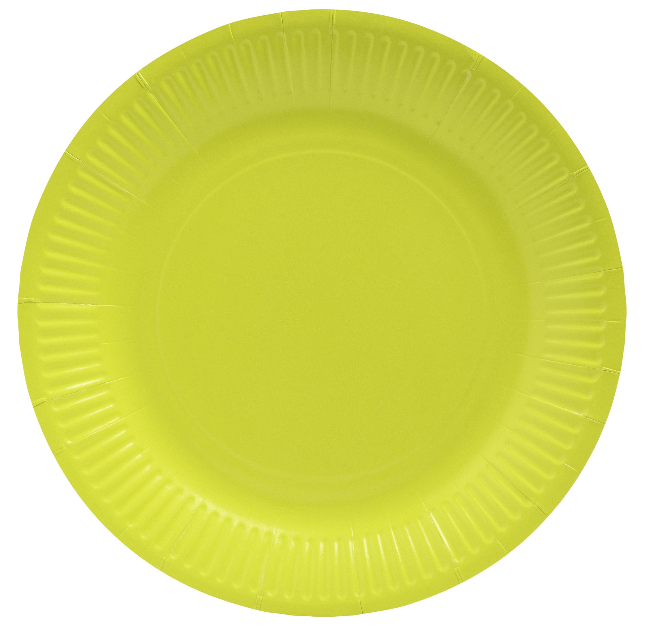 WHEN 21 Pro Tablecloth 79213i 20 Plates Diameter 23 cm Cardboard Kiwi Green