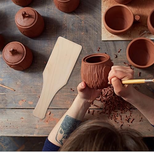 Miniatura 2 de COHEALI Paleta de madera de la hermandad de la hermandad de 5 piezas de madera inacabada de madera de la promesa de madera de la tabla de la paleta