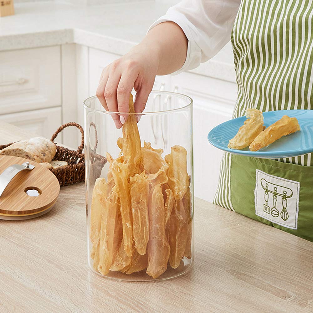 Contenitore Contenitori Alimentari, Barattoli di Vetro, Ermetico, Vasetti di Conservazione per tè Erbe Spezie Zucchero Contenitori per Alimenti Durevole, 5000ml