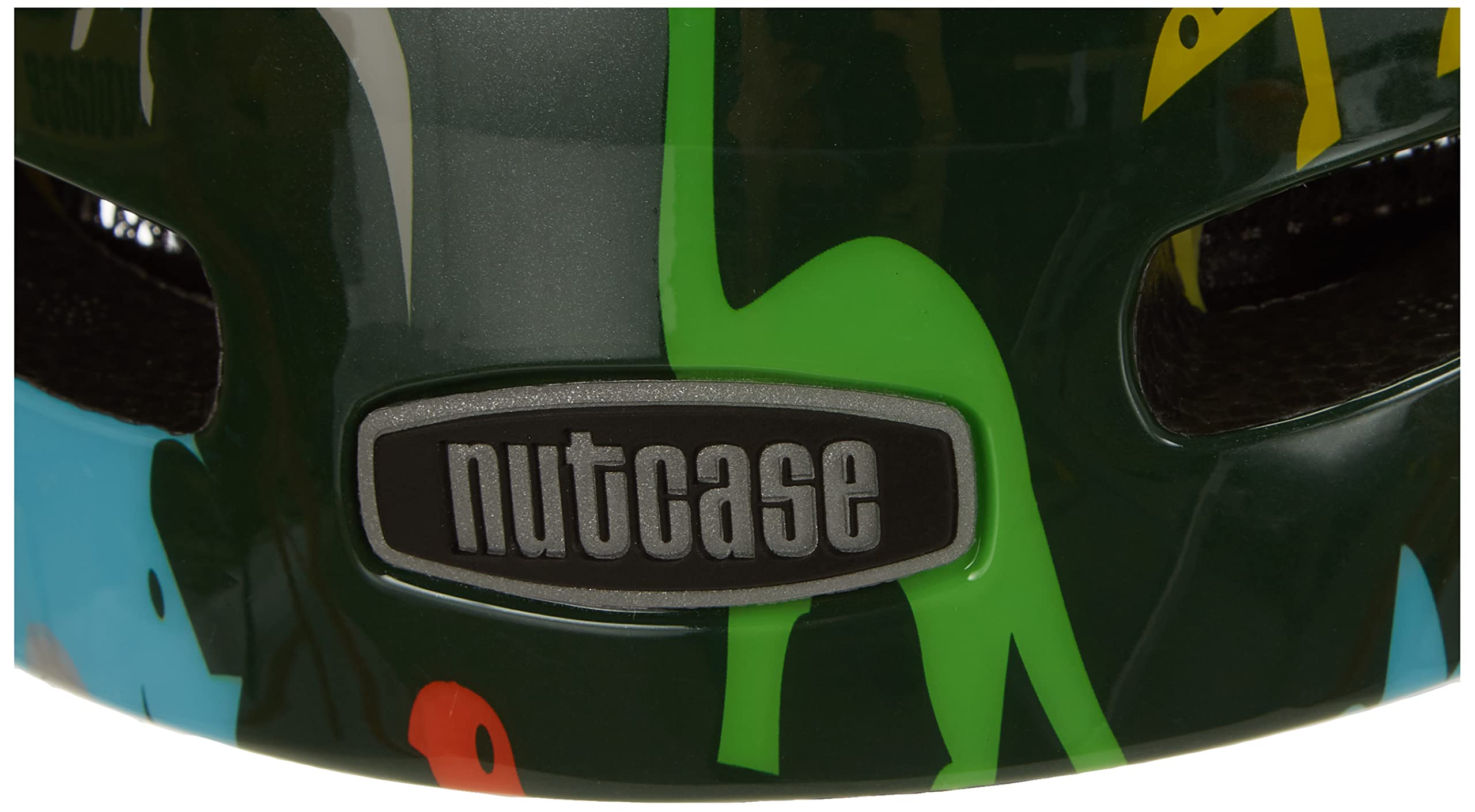 Nutcase Baby Nutty-Dyno Mite Casco Juventud Unisex, Multicolor, XXS