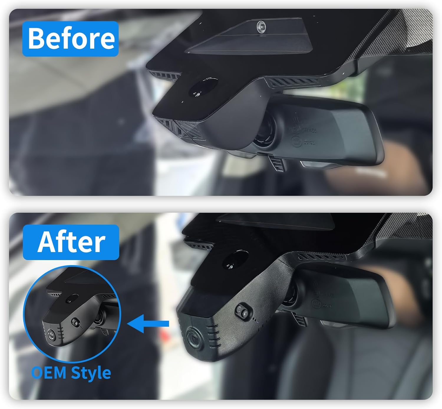 Front 4K Dash Cam for BMW X3 M 2018-2024 M40i Sdrive Xdrive30i 30e G01,G-Sensor,UHD 2160P Video,Built-in WiFi & APP,Loop Recording,WiFi & App,Plug&Play,64GB Card