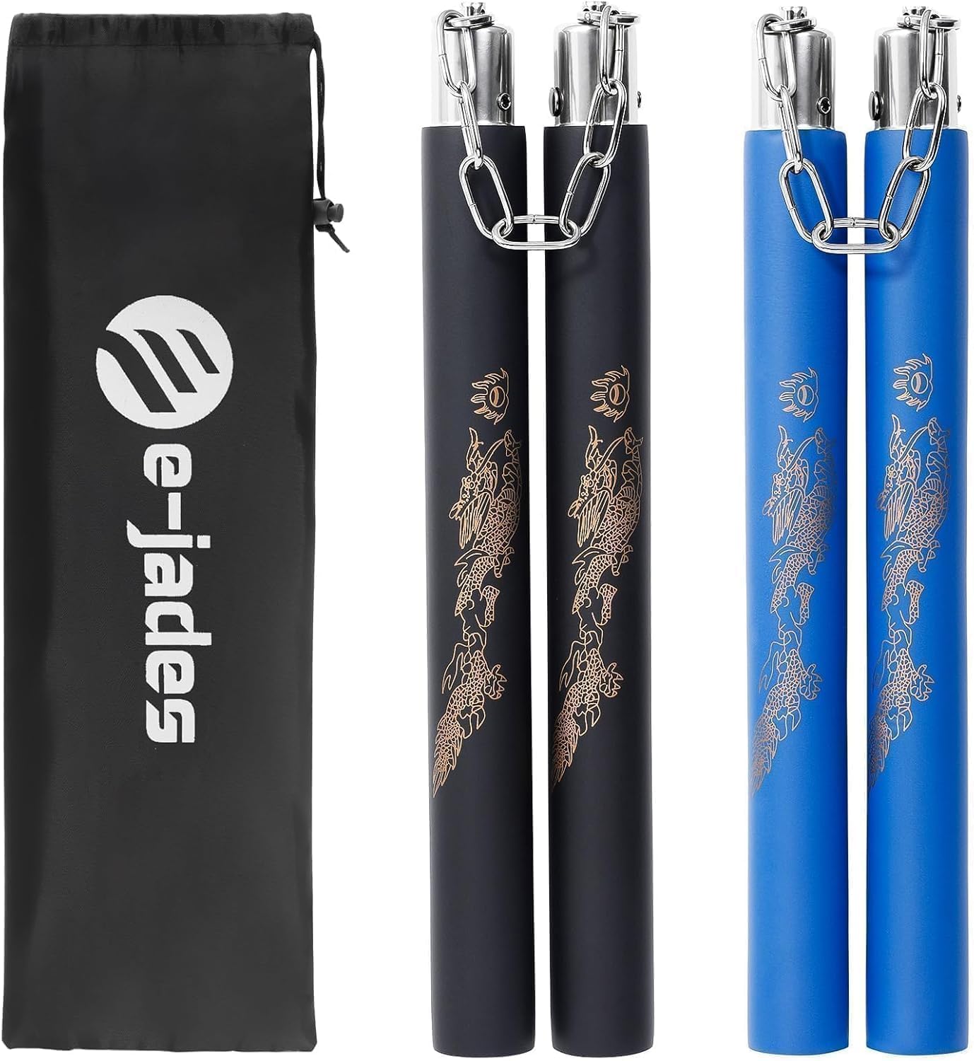 e-jades Foam Nunchucks for Kids and Adults,2 Pack Soft Training Nunchakus
