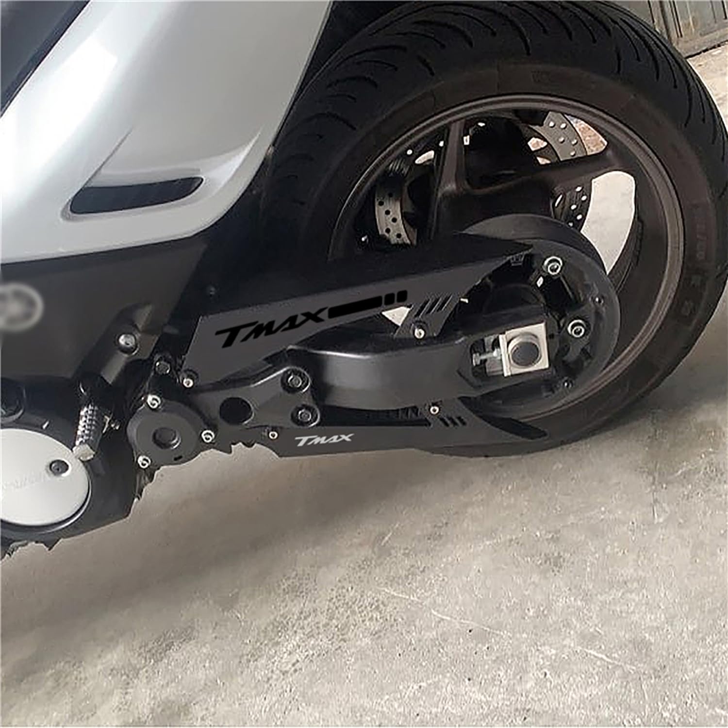 Moto Accessori per TMAX560 TMAX 560 Tech MAX 2020 2021 2022 2023 2024 TMAX 530 2017 2018 2019 Protezione Della Cinghia Decorativa Della Copertura Protettiva Copri Cinta T MAX (Nero)