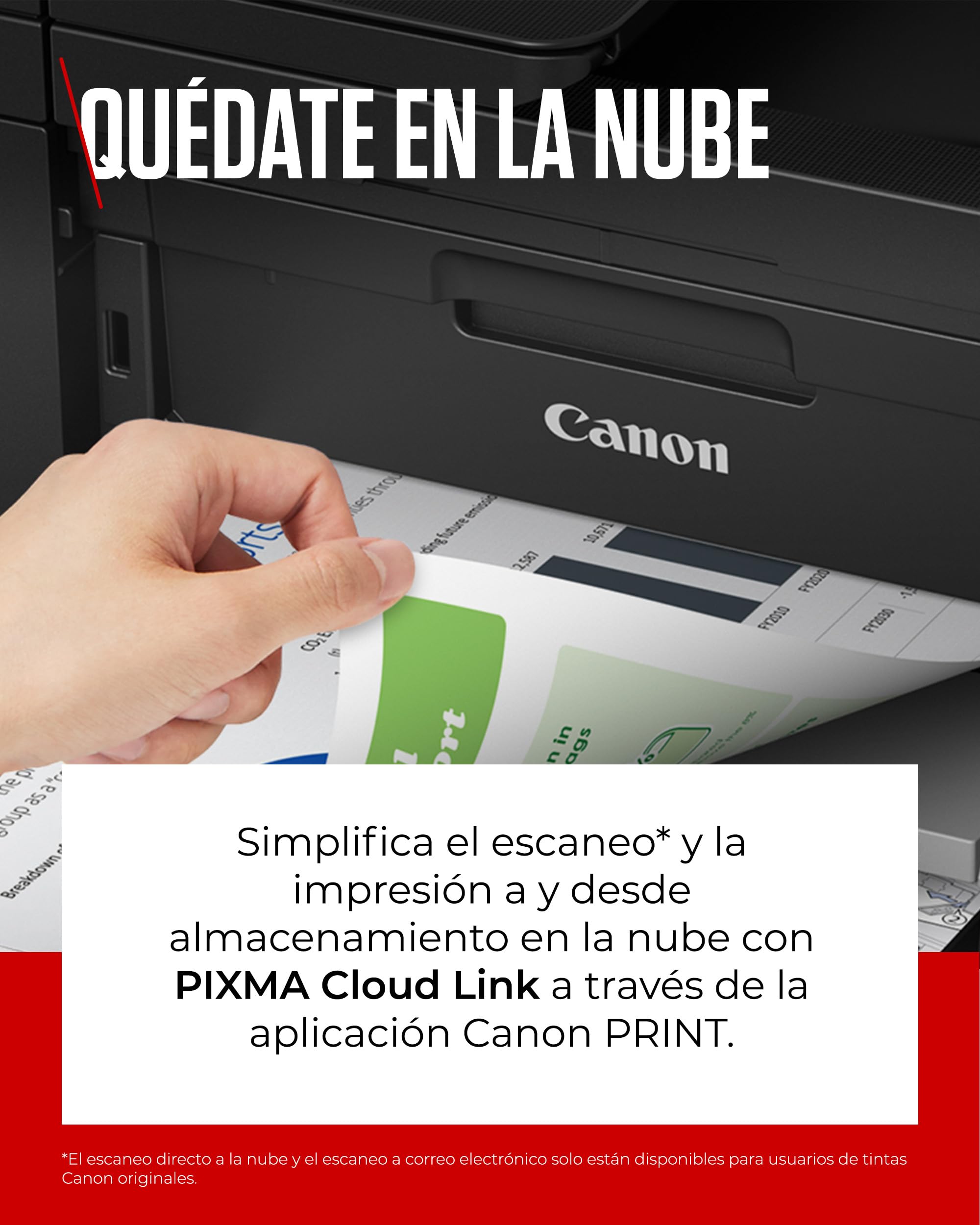 Canon Pixma TR4750i Impresora Multifunción 4 en 1, Sistema de Inyección de Tinta, Impresión, Escaneo y Copia, WiFi, Pixma Print Plant, ADF de 20 Hojas, Impresión a Doble Cara Automática, Negro