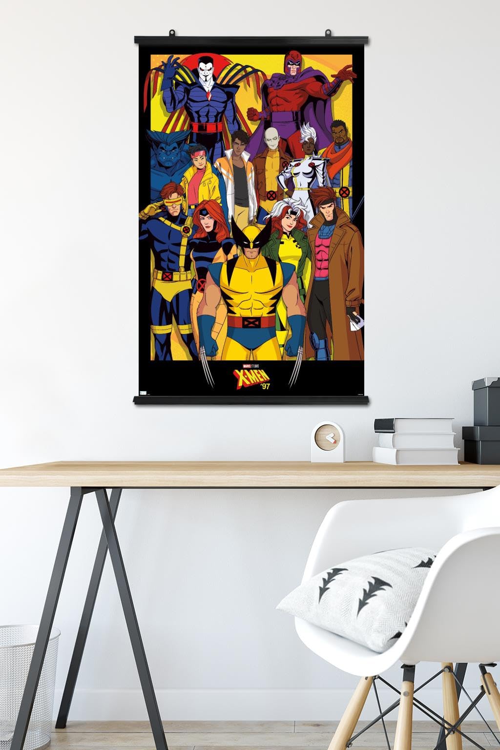 MARVEL　木製パネル　X-MEN　アメリカ直輸入 Marvel X-Men '97 - Characters Wall Poster : Amazon.ca: Home
