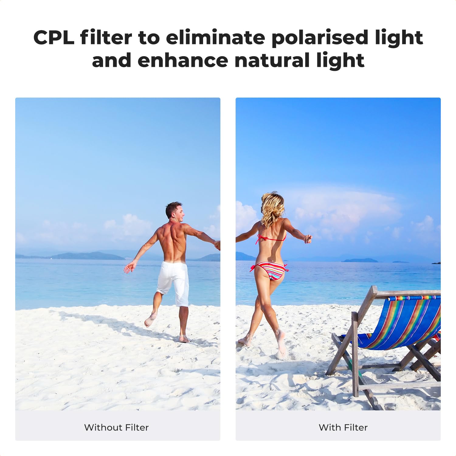 K&F CONCEPT Go Ultra CPL ND-Filter-Set, 4er-Pack CPL ND8 ND16 ND32 Graufilter Polarisationsfilter Kompatibel mit Insta360 GO Ultra mit 28 mehrschichtiger Beschichtung, Rahmen aus Aluminiumlegierung