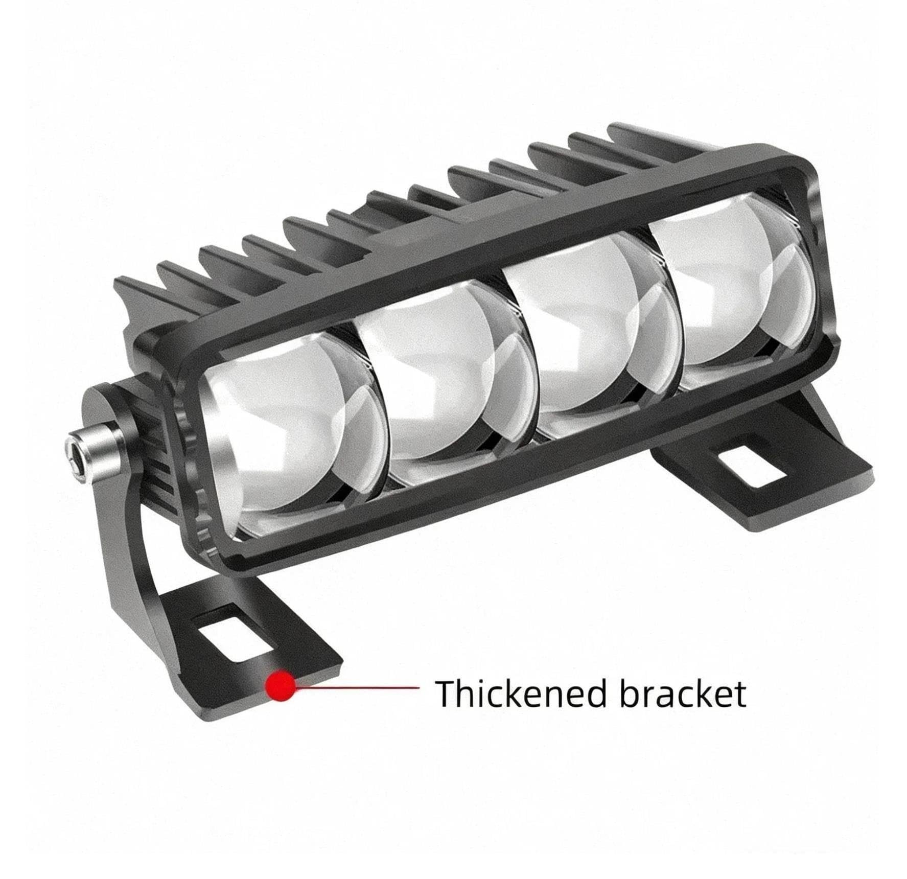 Barra Luz Universal Motocicleta 60 W 12-80 V Resistente Al Agua