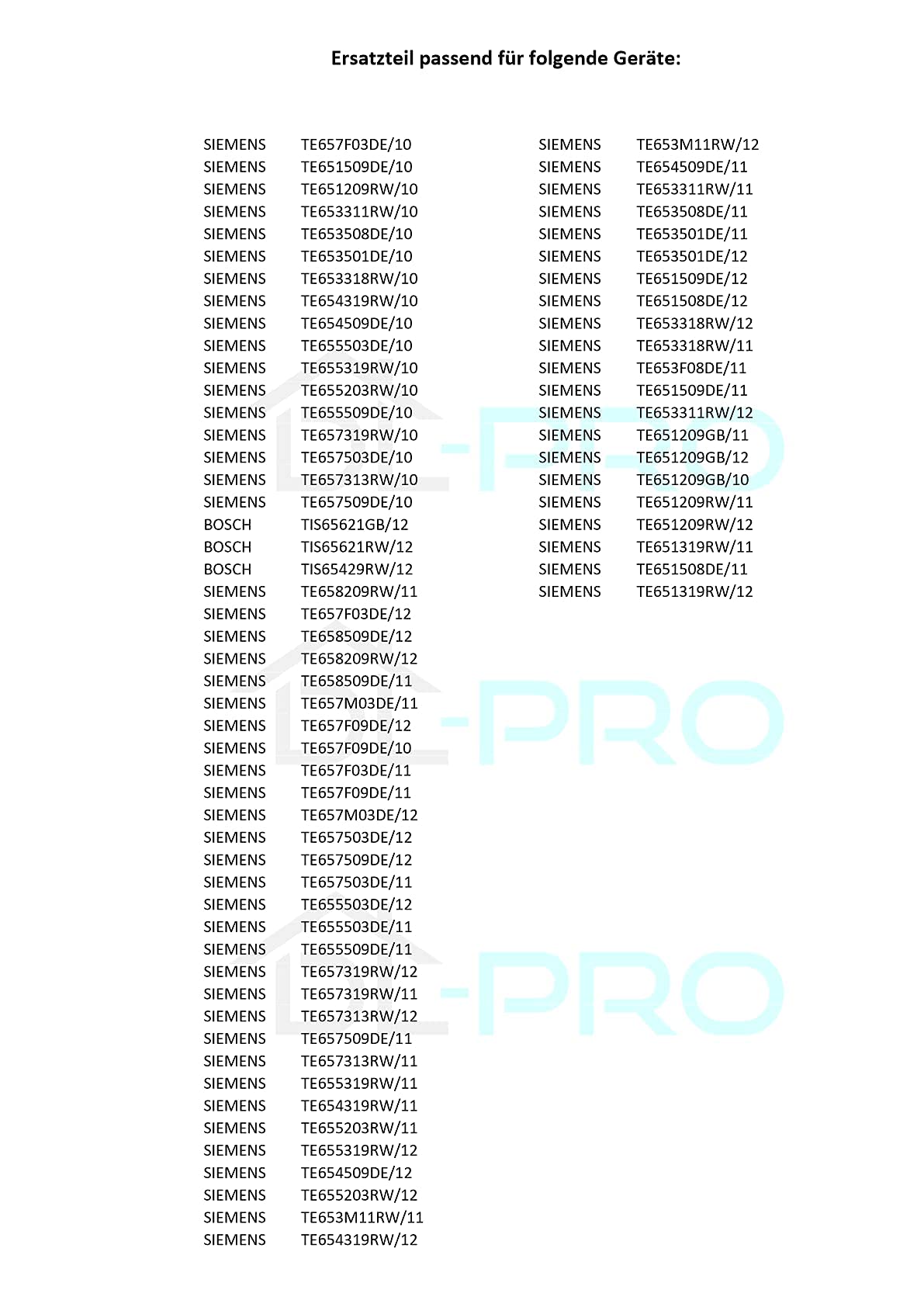 DL-pro Siatka do odsączania dla Bosch Siemens EQ6 Plus S100 S300 S400 S500 S4700 12020236 Siatka odsączająca osłona odsączania brązowa dla ekspresu do kawy automatycznego ekspresu do kawy