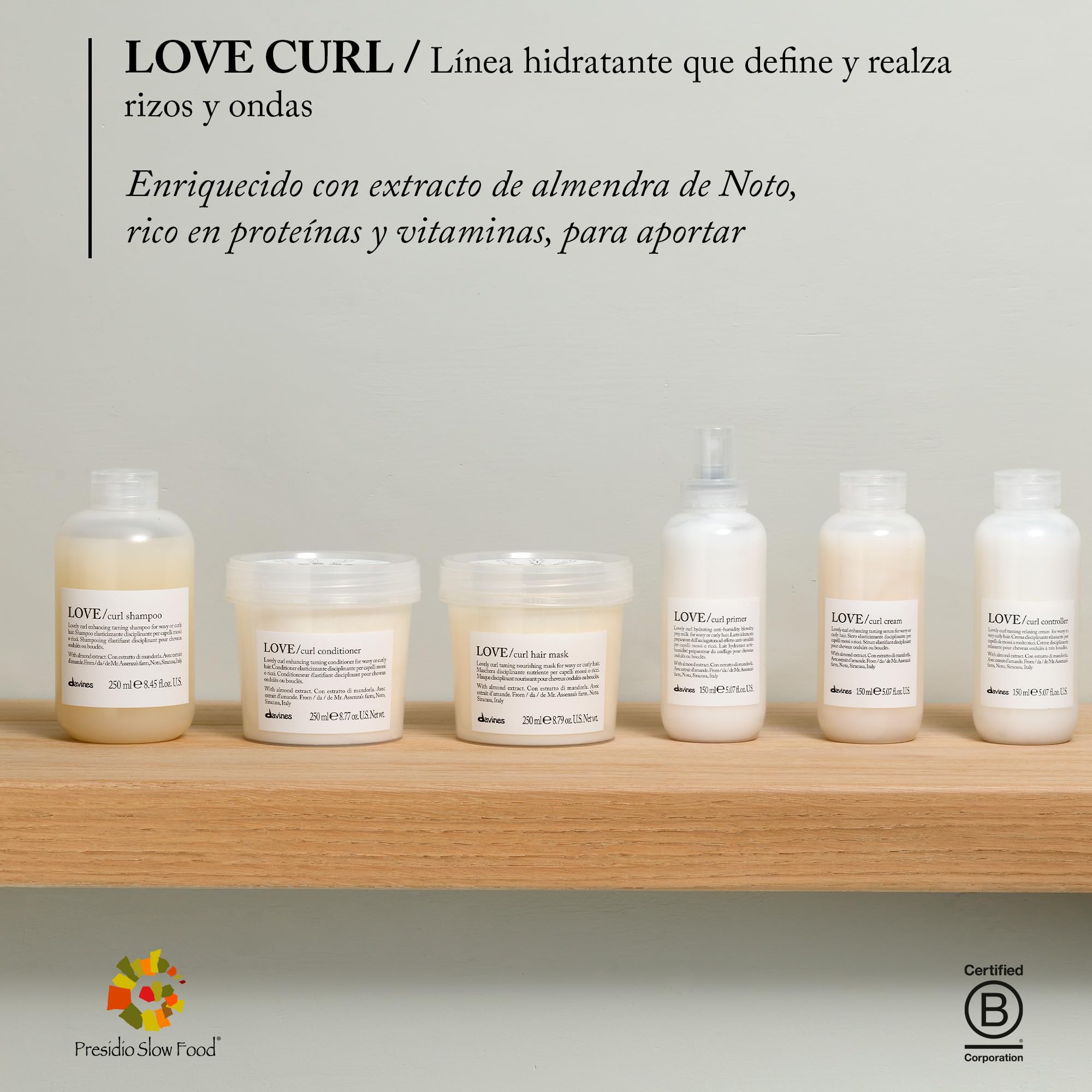 Davines Love Curl Crème - Cuidado capilar, 150 ml