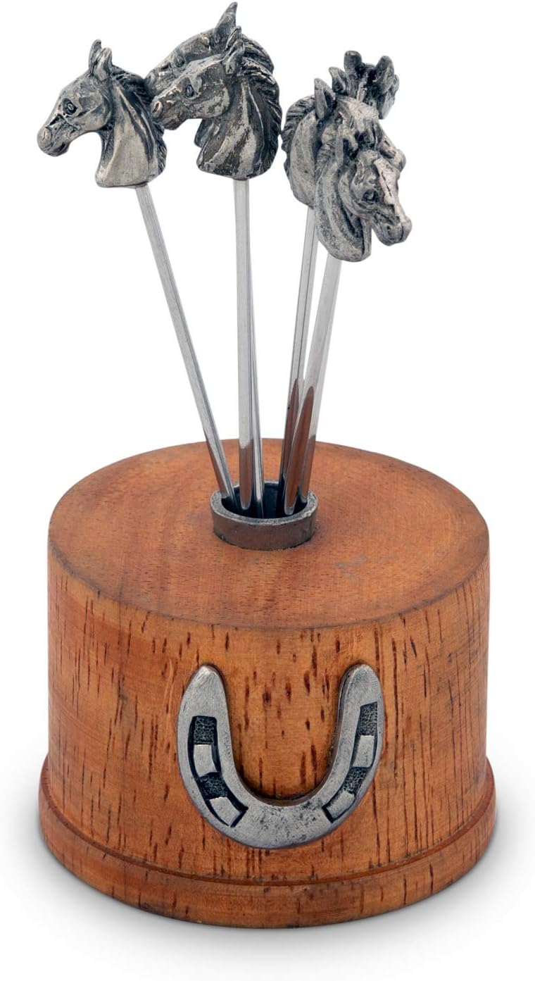 Vagabond House Equestrian Cheese Pick Set (6 Picks In Set
