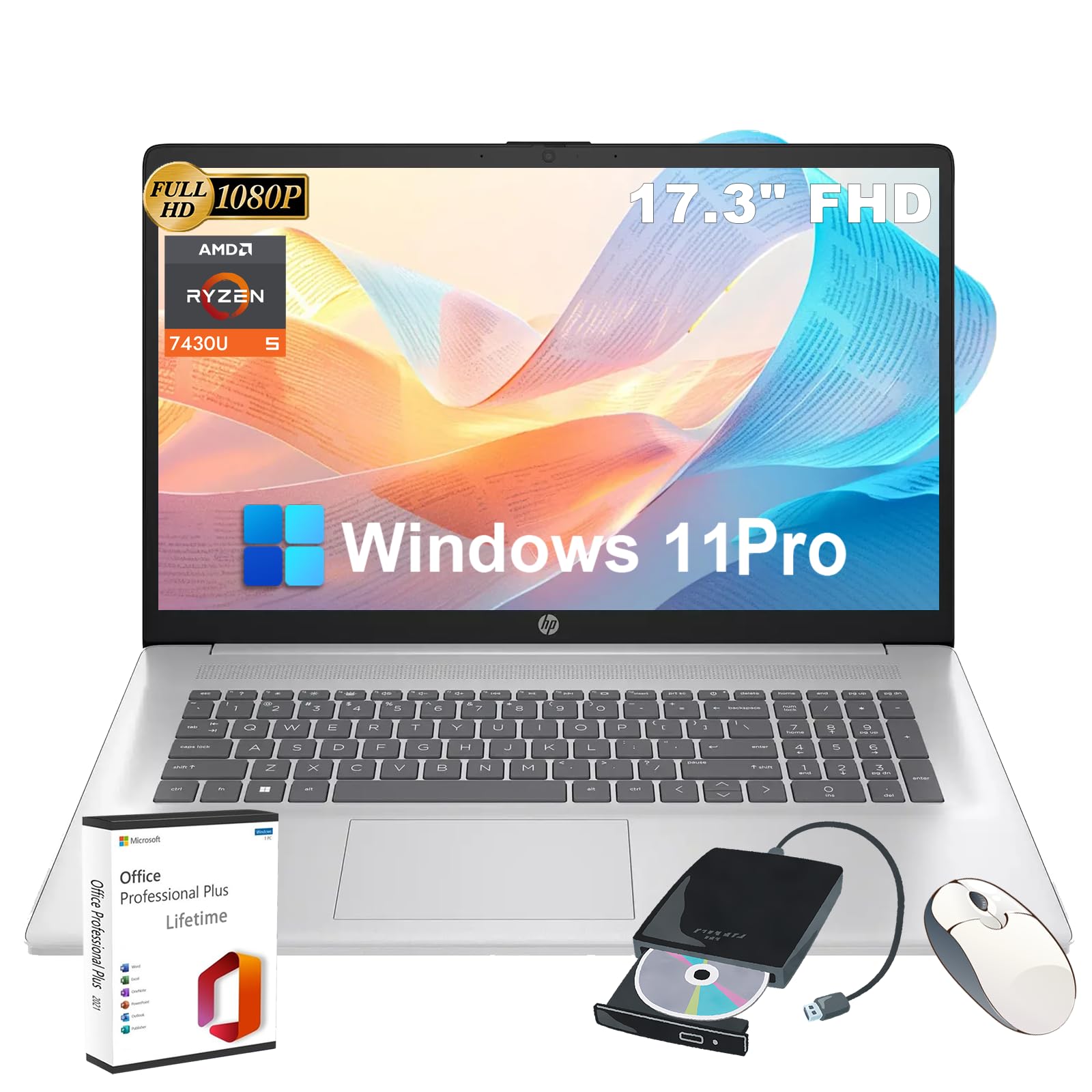 Hp・Intel Core i5-7世代・8GB・500GB・DVD・Win10 Amazon.com: HP 17 inch Laptop Business Computer - AMD Ryzen 5