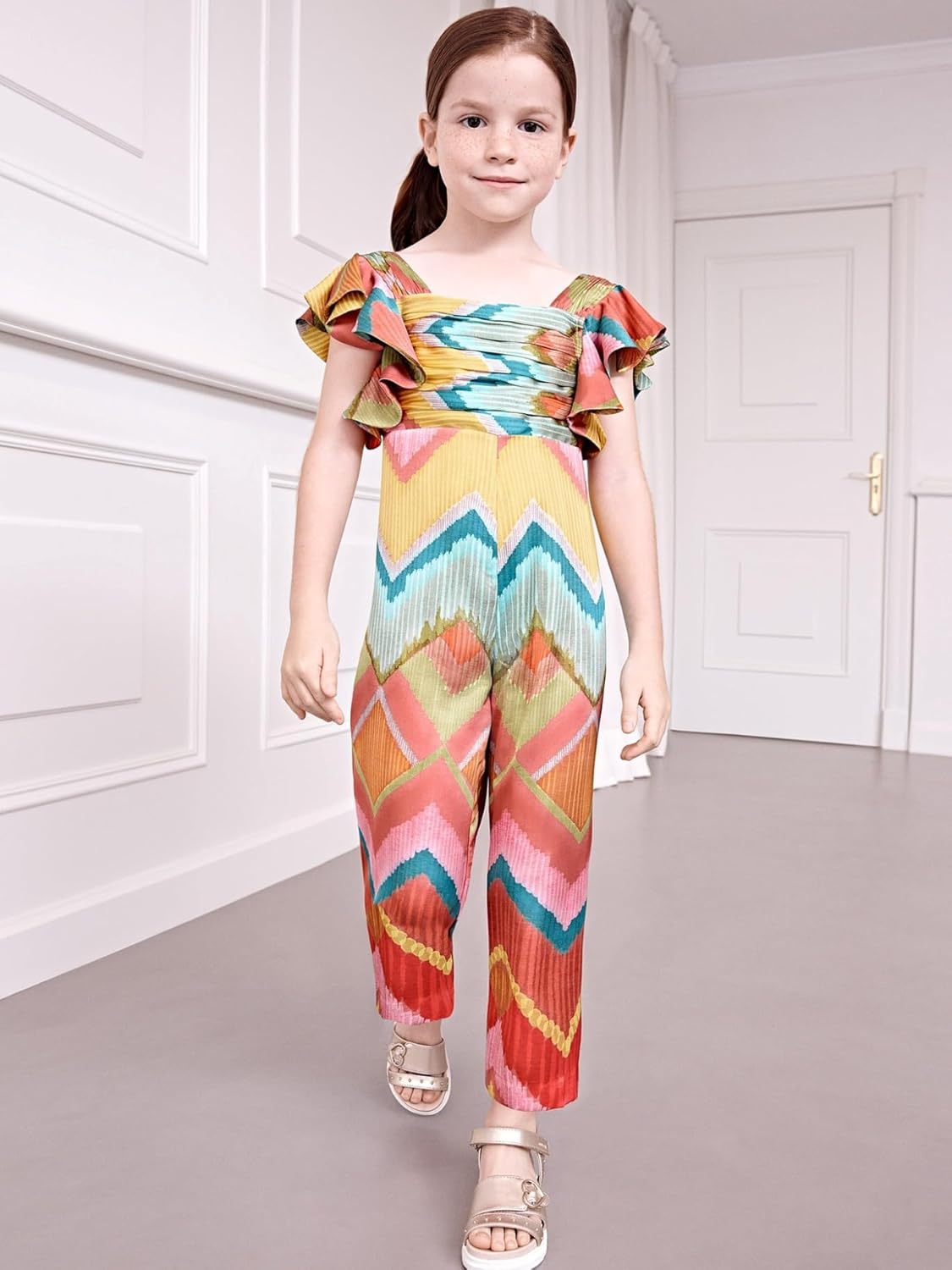 Abel & Lula Overall for Girls Fuchsia
