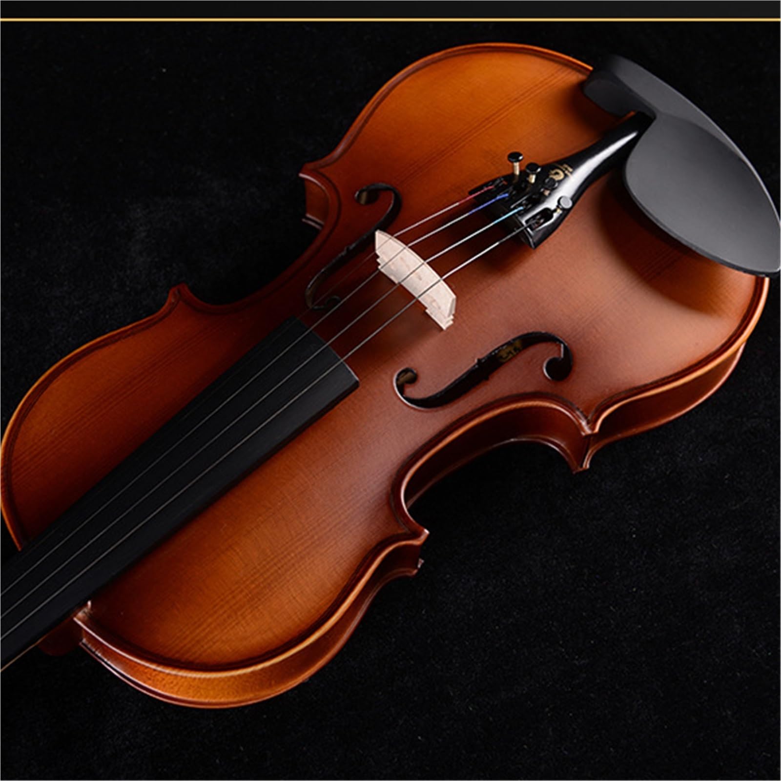 Violino Set Violino Fatto A Mano In Legno Massello Per Principianti E Adulti Per Esercitarsi E Testare Il Violino(L-Brown,1/4)