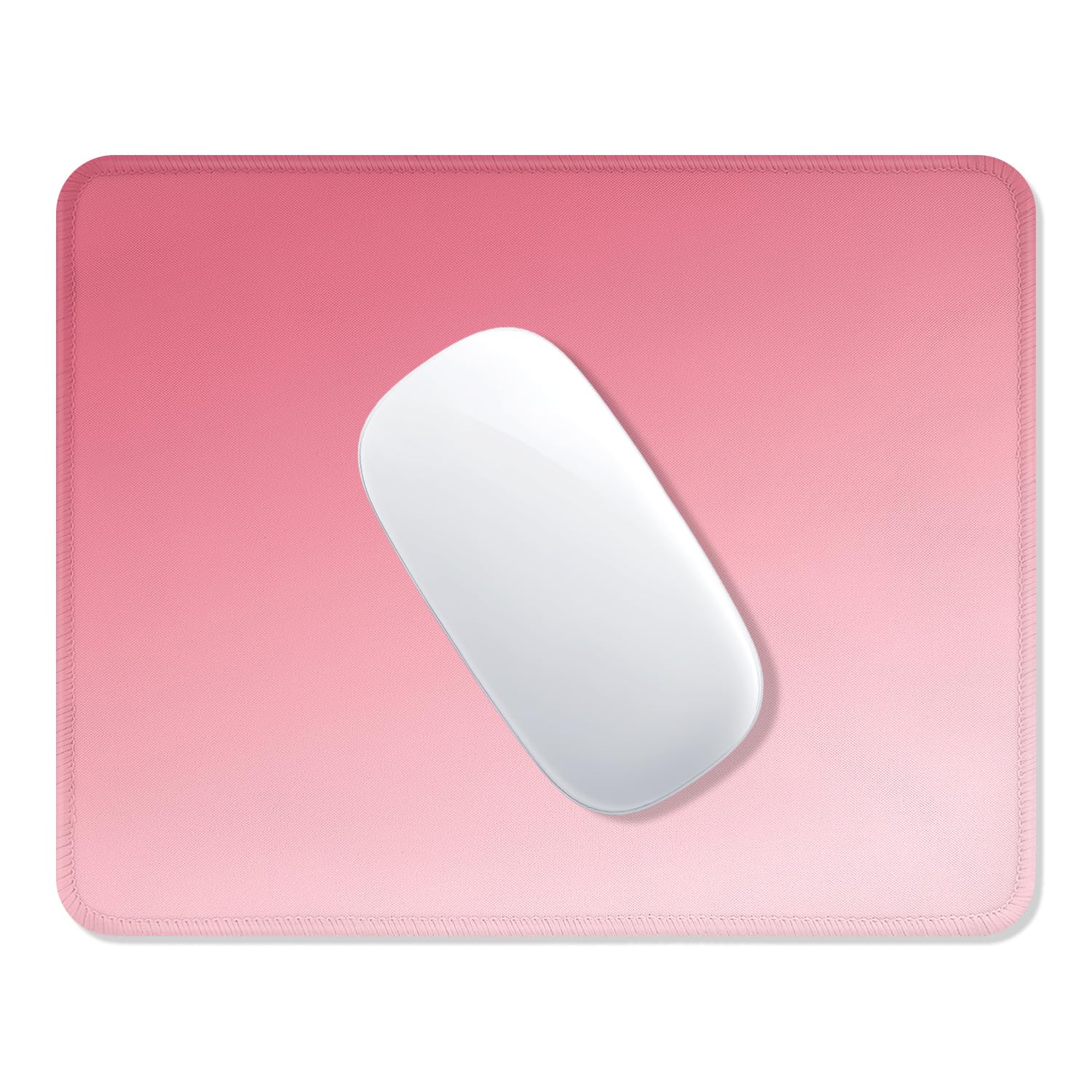 ITNRSIIET Mouse Pad Non-Slip Rubber Base Smooth Surface Stitched Edges Waterproof Durable Compatible with All Mice for Office & Gaming, Desk Accessory, 260x210x3 mm, Rose Gradient โ image 1