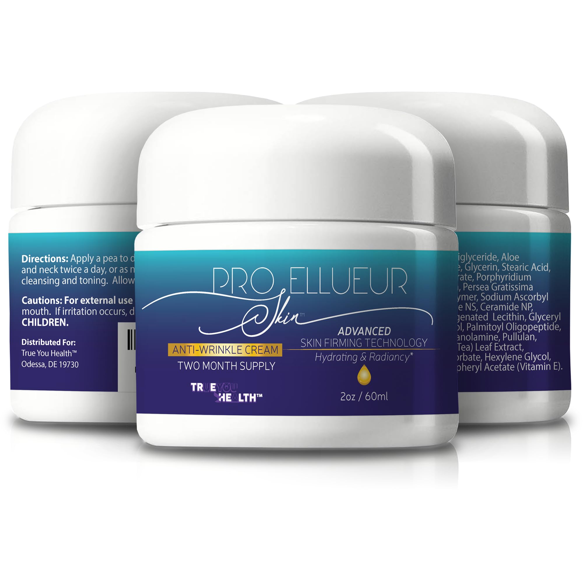 Amazon.com: Pro Ellueur Skin Cream - Anti-Wrinkle Cream - Two