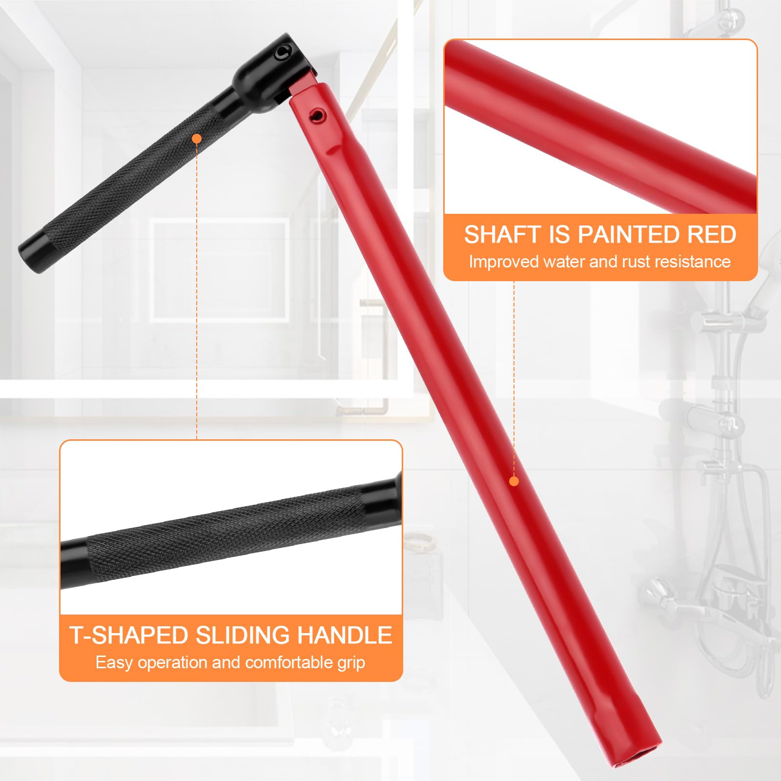 MXTIMWAN Chiave Rubinetto Lavello, Chiavi a Bussola 8-13 mm