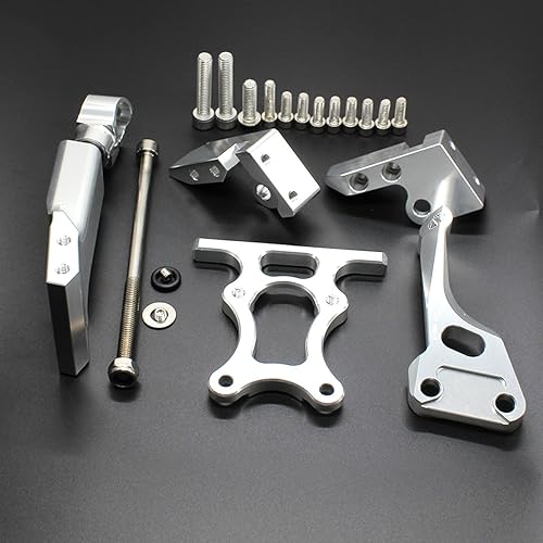 Miniatura 8 de FXCNC Racing motocicleta CNC amortiguador de dirección estabilizador amortiguador de montaje kit compatible con MT07 FZ07 MT-07 FZ-07 2014-2019