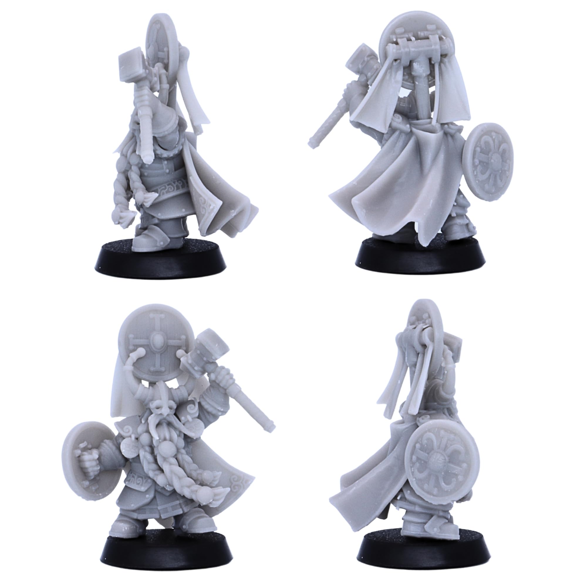 Dwarf Hero Character Bundle Set Army Unit Miniature Figure for 28mm Dungeons and Dragons Miniature Gaming - Image 3