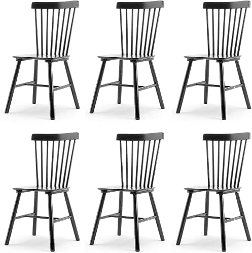 LUE BONA Windsor Dining Chair, Dining Chairs Set of 6,