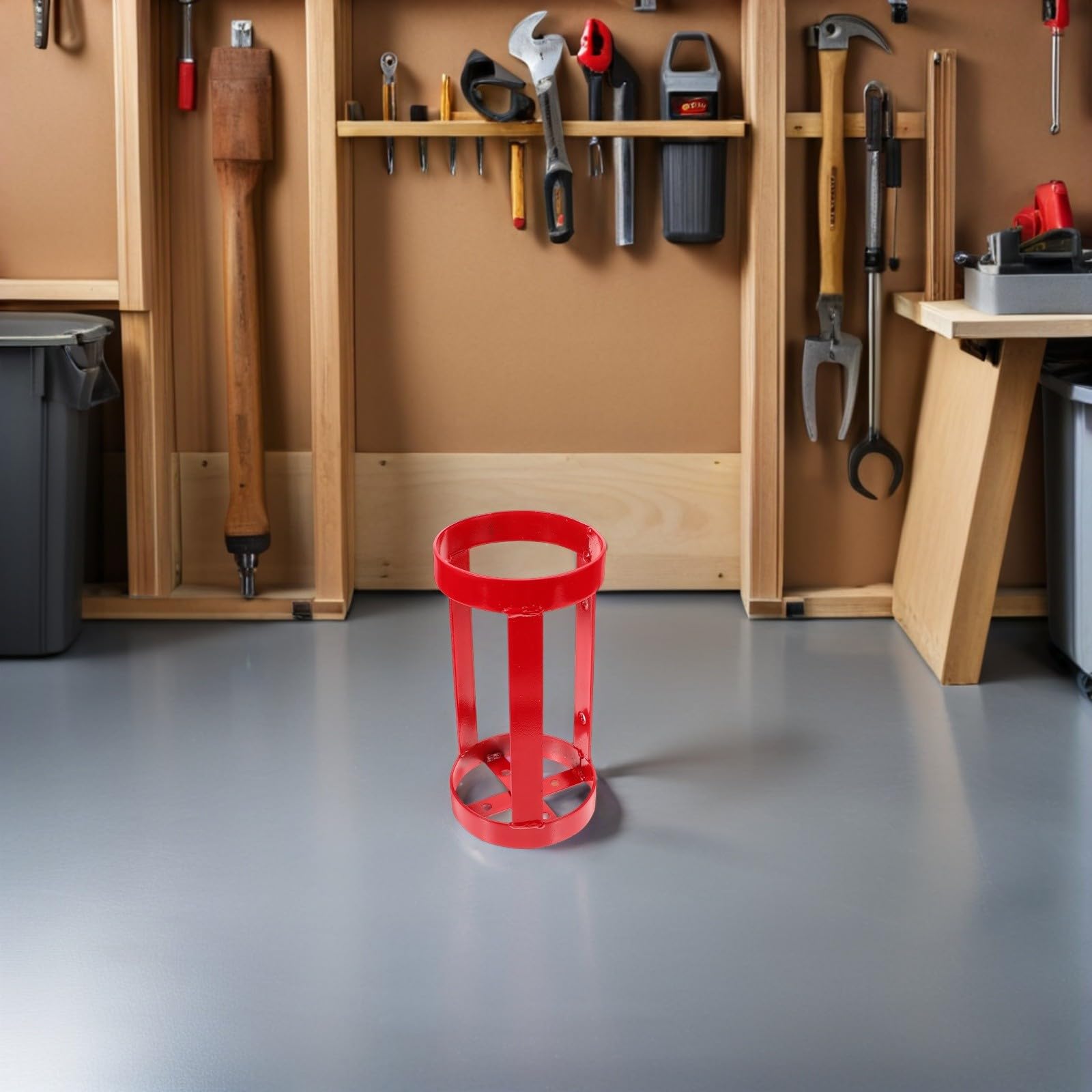 Amosfun 2 Piezas Soporte de Extintor de Alta Resistencia de Hierro para Montaje Rápido y Seguro, Adecuado para Hogar y Coche, Incluye 2 Marcos Metálicos Reforzados para Extintores